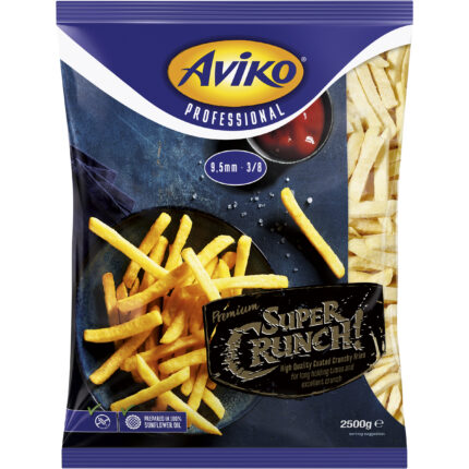 Pommes Super Crunch o Schale, 4 x 2,5 kg