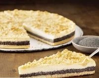 Oma´s LK Mohn Streusel, geviertelt