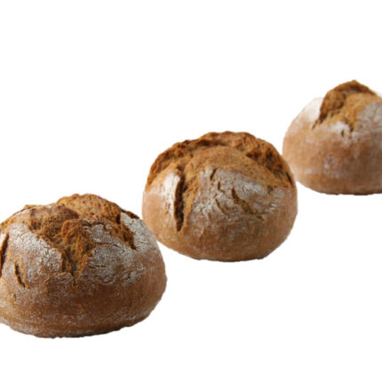 Rundstück dunkel, 80 x 90 g