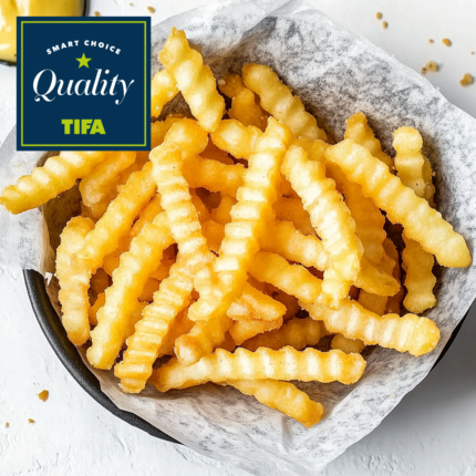 Pommes Wellenschnitt TIFA, 5 x 2,5 kg