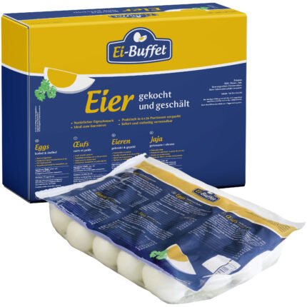 Eier gekocht/geschält, 6 x 26 Stück